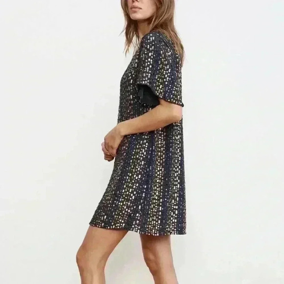 Velvet by Graham and Spencer Sequin Shift Dress - Picture 4 of 7